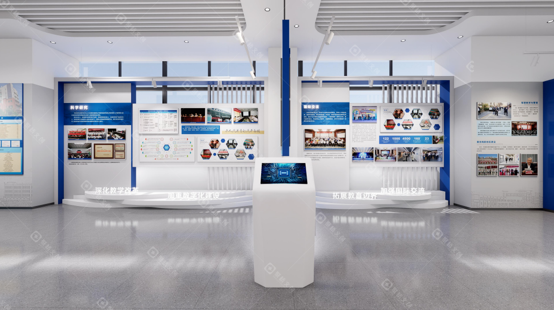 校史馆设计效果图 校史馆设计效果图