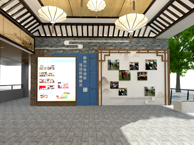 鹤泉小学厅廊文化设计